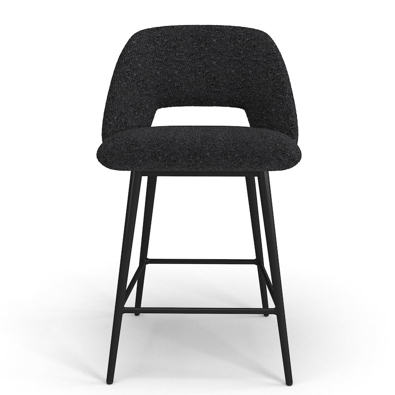 Reed Counter Height Stools (Set of 2) - Black