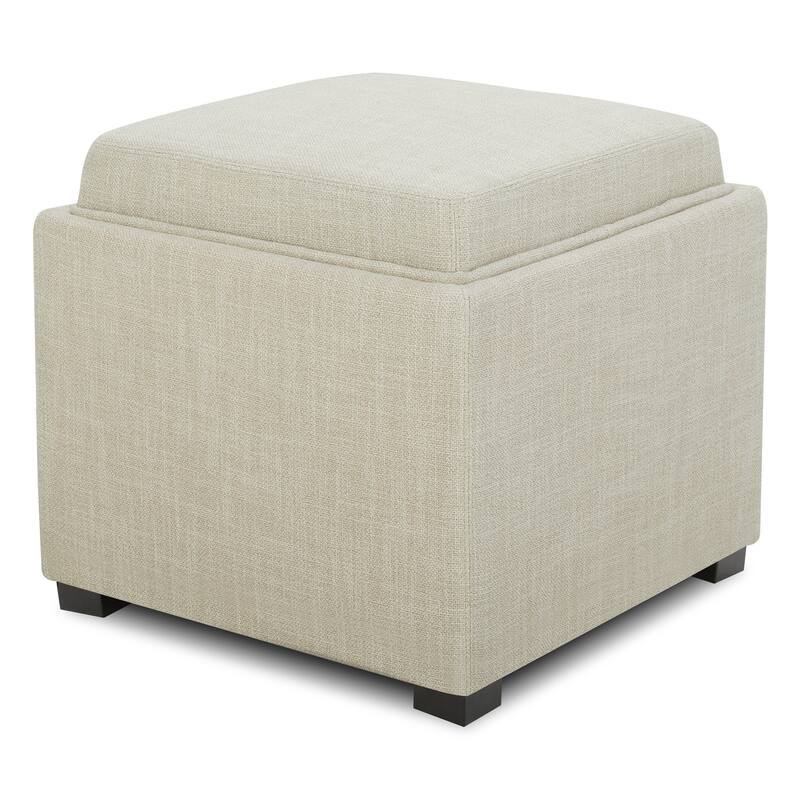 Spruce & Spring Ethan Storage Stool Ottoman