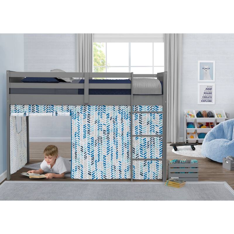 Loft Bed Tent - Curtain Set For Twin Loft Bed (Bed Sold Separately)