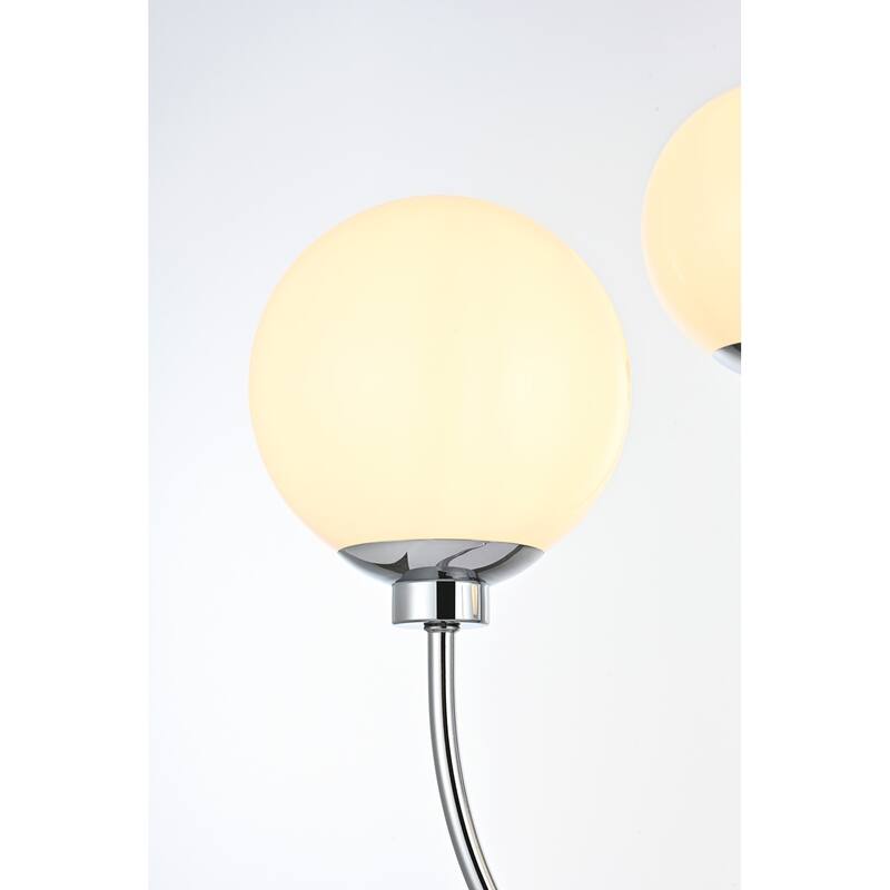 Elegant Lighting LD814D30 Nyomi 4 Light 30" Wide Chandelier