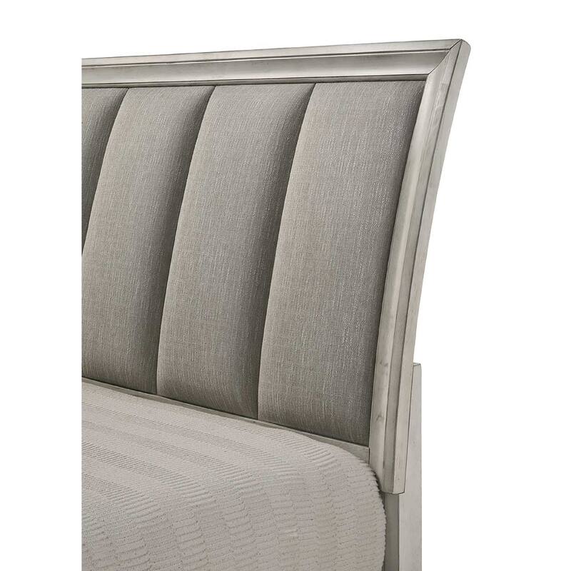 Queen Size Upholstered Storage Bed with 2 Footboard Drawers and Ultra-Plush Headboard