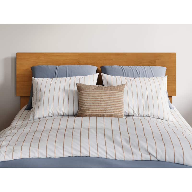 AFI Orlando Platform Bed with Footboard & Twin XL Trundle