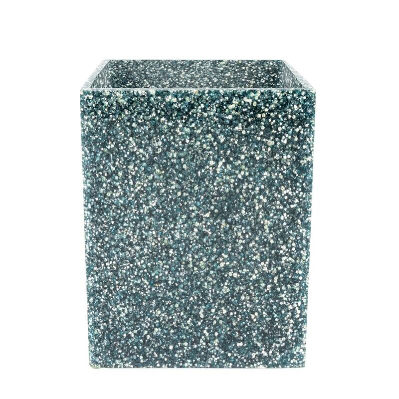 Sparkles Home Luminous Rhinestone Wastebasket - Ice