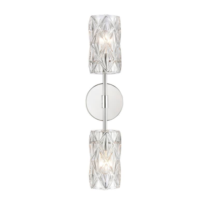 Elk Home Formade Crystal Polished Chrome With Crystal 1 Light Sconce - 21''