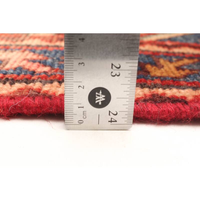 ECARPETGALLERY Hand-knotted Antalya Vintage Red Wool Rug - 3'3 x 4'11