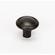 preview thumbnail 6 of 8, Alno Classic Traditional 1-1/2 Inch Mushroom Cabinet Knob Chocolate Bronze