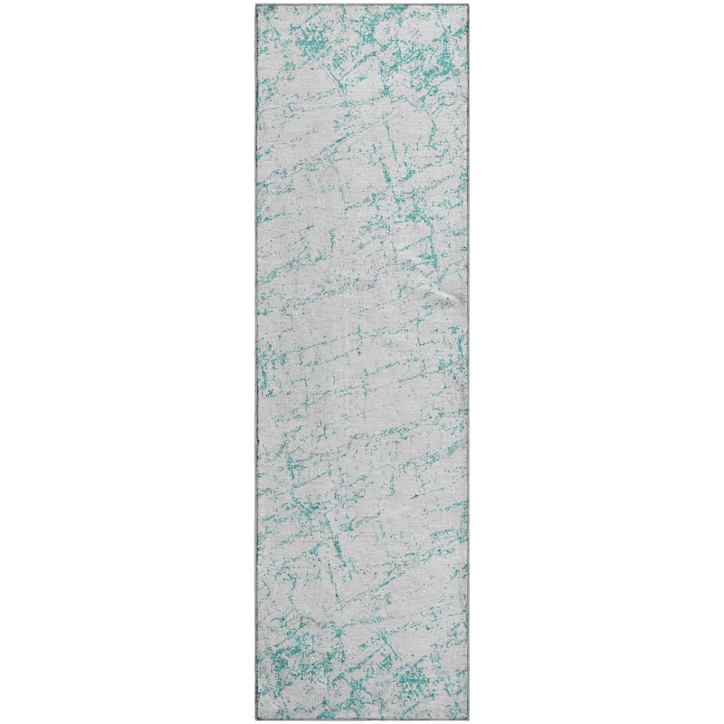 Premium Washable Super Soft Modern Crackle Mayfield Rug