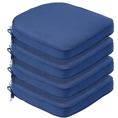 Aoodor Outdoor Chair Cushion Soft and Fade-resistant Polyester Set of 4 - 20"x19"