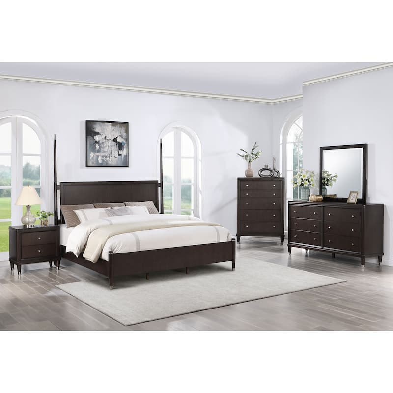 Niguel Brown Poster Bed