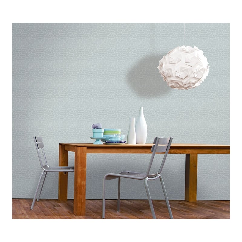 Marburg Natasha Grey Hexagon Wallpaper - 20.5 x 396 x 0.025