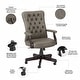 preview thumbnail 31 of 55, Key West High Back Tufted Office Chair with Arms by Bush Furniture