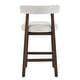 preview thumbnail 21 of 39, Christopher Knight Home - Riven Rubberwood Upholstery Counter Stool Set of 2