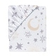preview thumbnail 3 of 3, Lambs & Ivy Goodnight Moon 100% Cotton White Fitted Crib Sheet - Moon/Stars