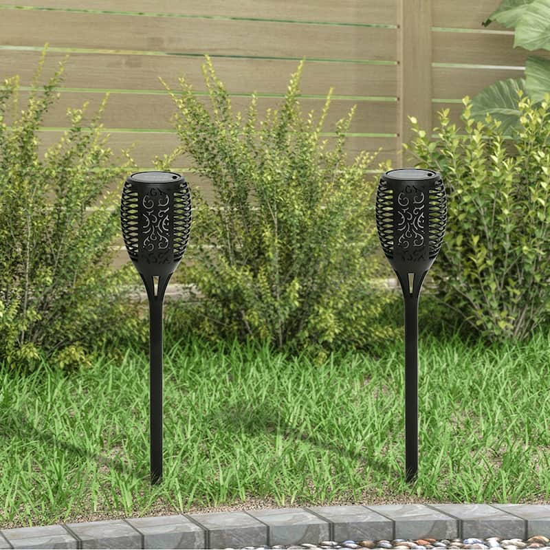 Maypex Solar Garden Torch Lamp (2 Pack)