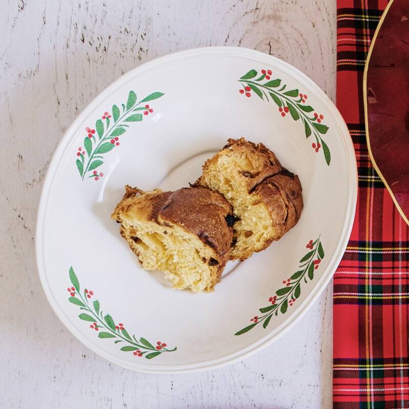 viva by VIETRI Aria Holiday Shallow Oval Bowl
