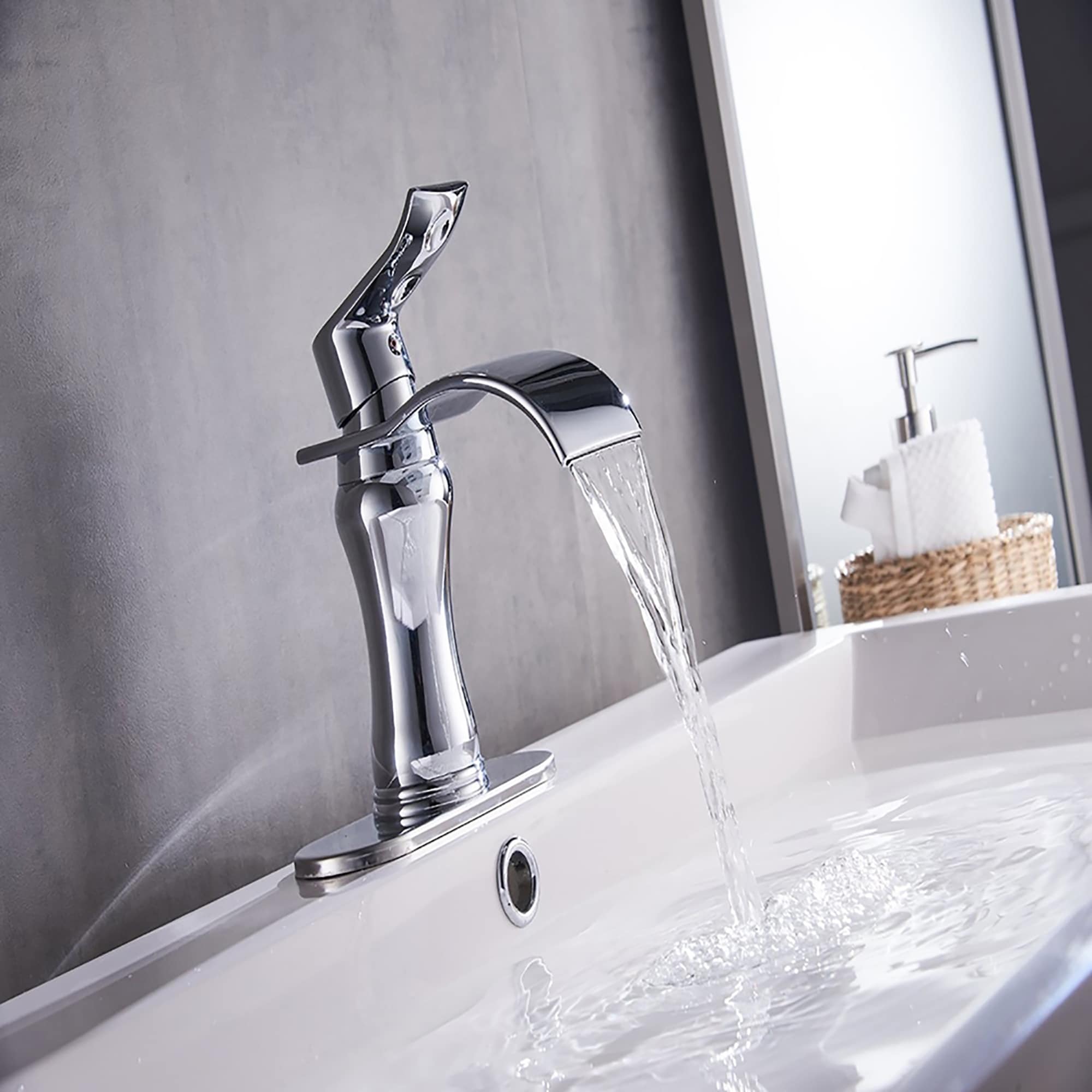 Mixer Taps Waterfall Bath Mixer Water Tap Basin Faucets Faucet Wash Basin Sink 