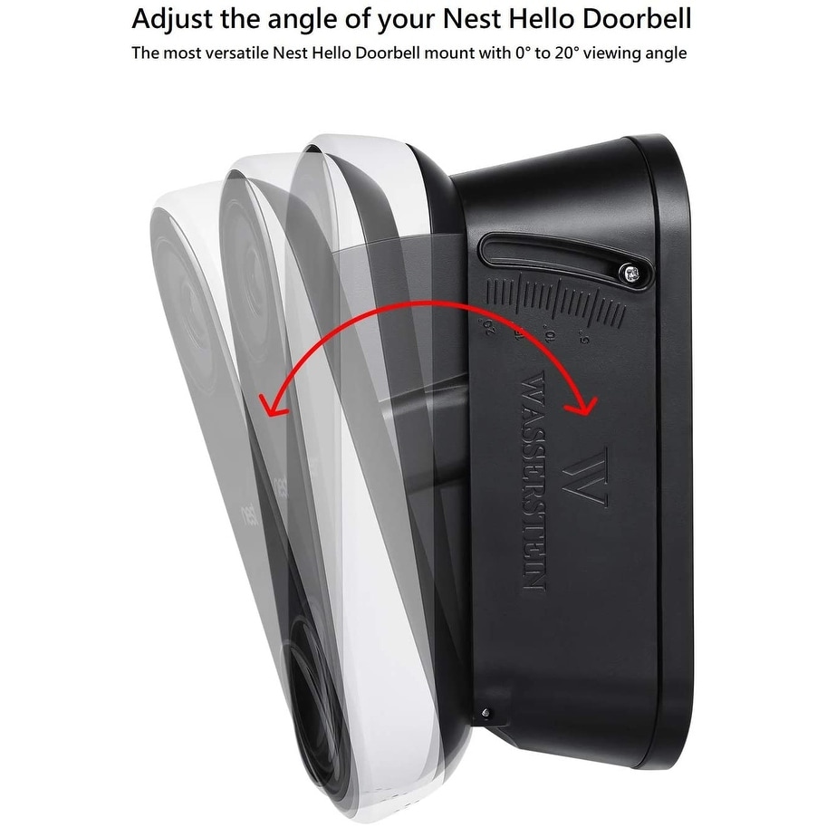 Wasserstein Vertical Wall Mount for Google Nest Hello Video - Main Image