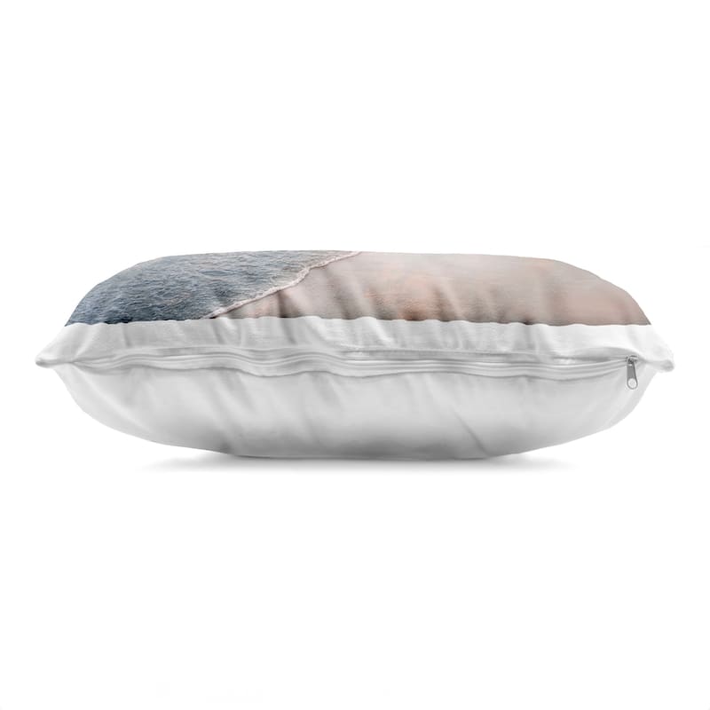 Stupell Receding Beach Shore Decorative Printed Throw Pillow Design by Natalie Carpentieri