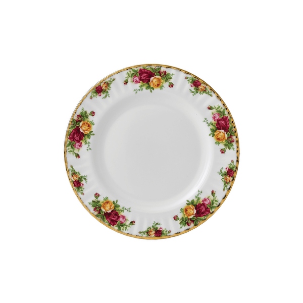 Old country rose dinner plate shop