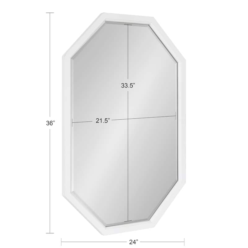 Kate and Laurel Hogan Framed Octagon Wall Mirror