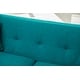 preview thumbnail 2 of 9, Abbyson Bradley Mid Century Teal Fabric Sofa