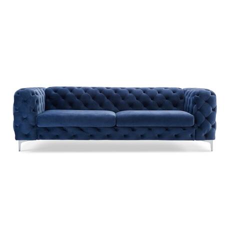 Corvus Aosta Tufted Velvet Chesterfield Sofa