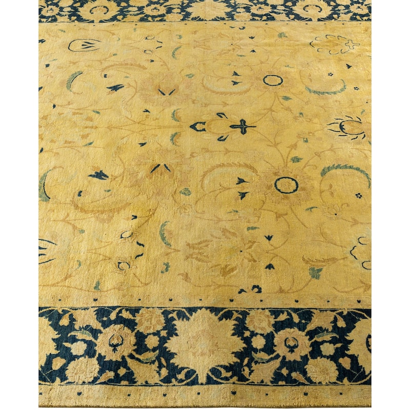 Overdyed One-of-a-Kind Hand-Knotted Area Rug - Gold - 5' 10" x 8' 10"