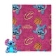 preview thumbnail 10 of 35, NBA Spin Stitch Hugger Pillow & Silk Touch Throw Blanket Set 40x50 inches - Cleveland Cavaliers