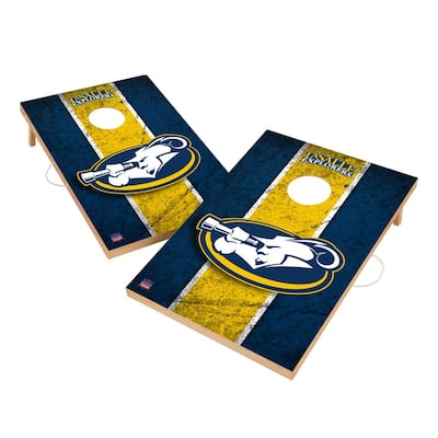 Vintage La Salle University Explorers Regulation 2x4 Cornhole Set