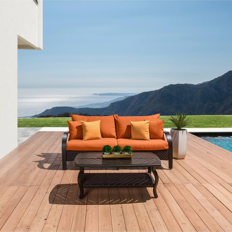Barcelo 16 Piece Sunbrella Outdoor Patio Estate Collection