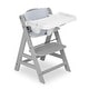 preview thumbnail 1 of 6, hauck AlphaPlus Grow Along Wooden High Chair w/Alpha Tray Table & Deluxe Cushion - 16.5