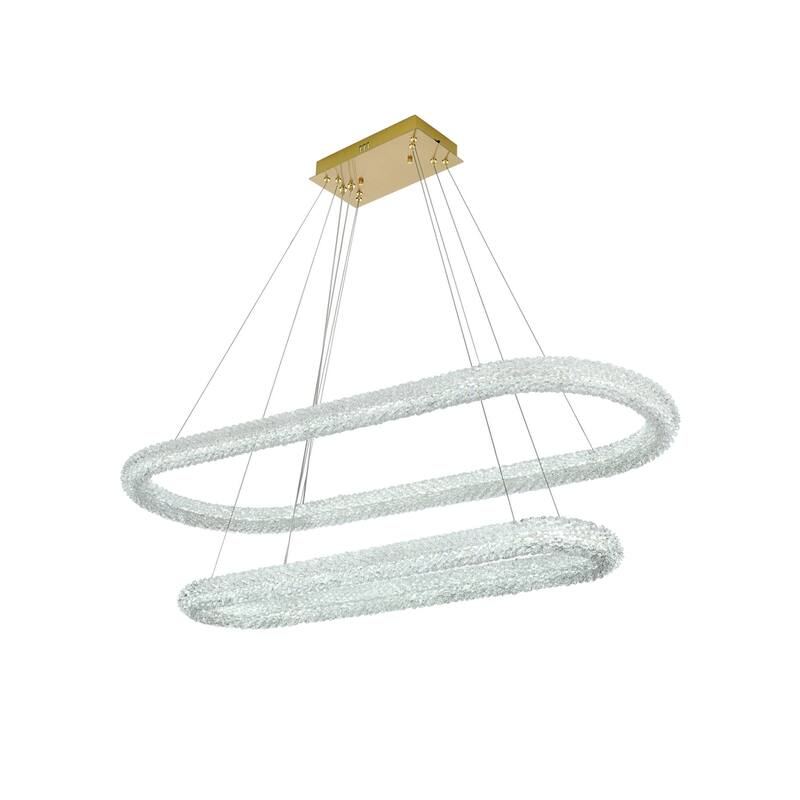 Indigo Home 51 inch Adjustable LED Chandelier