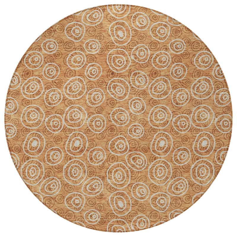 HomeRoots Geometric Transitional Rectangle Outdoor Rug