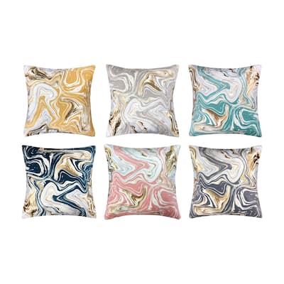 Malee Marble Throw Pillow