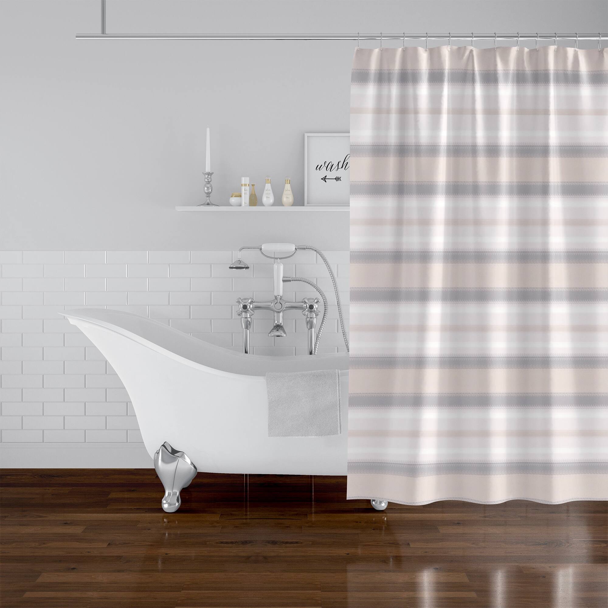 HERMOSA TAN Shower Curtain By Kavka Designs Bed Bath & Beyond 35779067