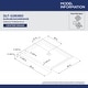 preview thumbnail 2 of 13, DreamLine SlimLine 36 in. D x 36 in. W x 2 3/4 in. H Single Threshold Shower Base - 36" x 36"