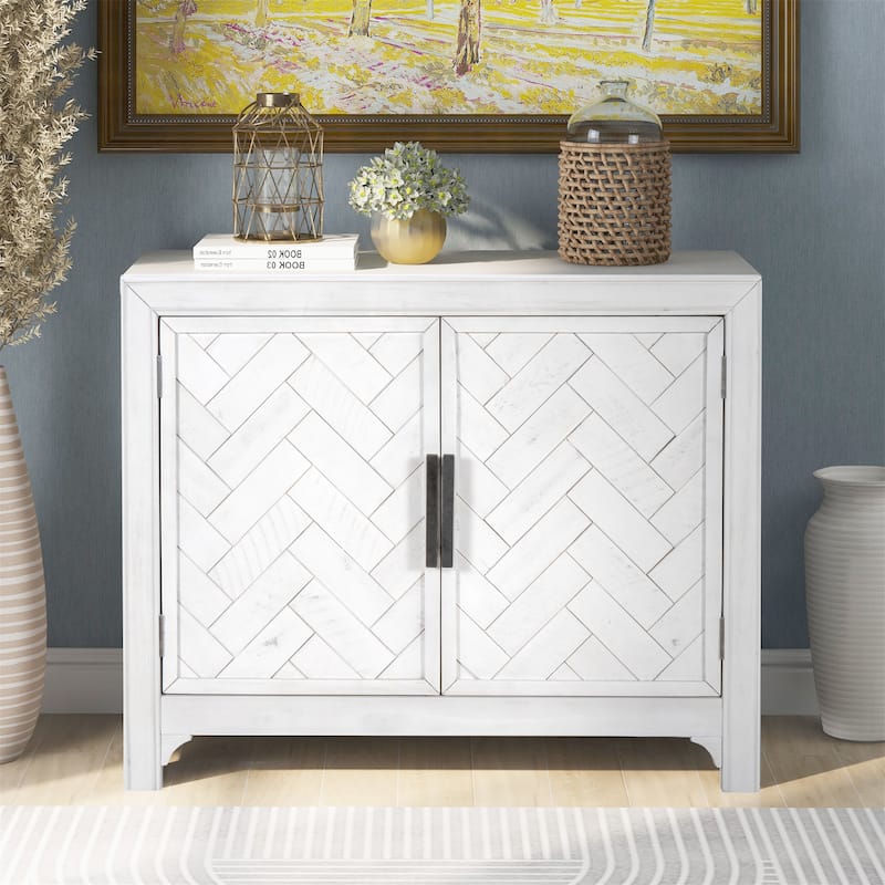 U_STYLE Cabinets with Unique Design Doors with 1 Adjustable Shelves
