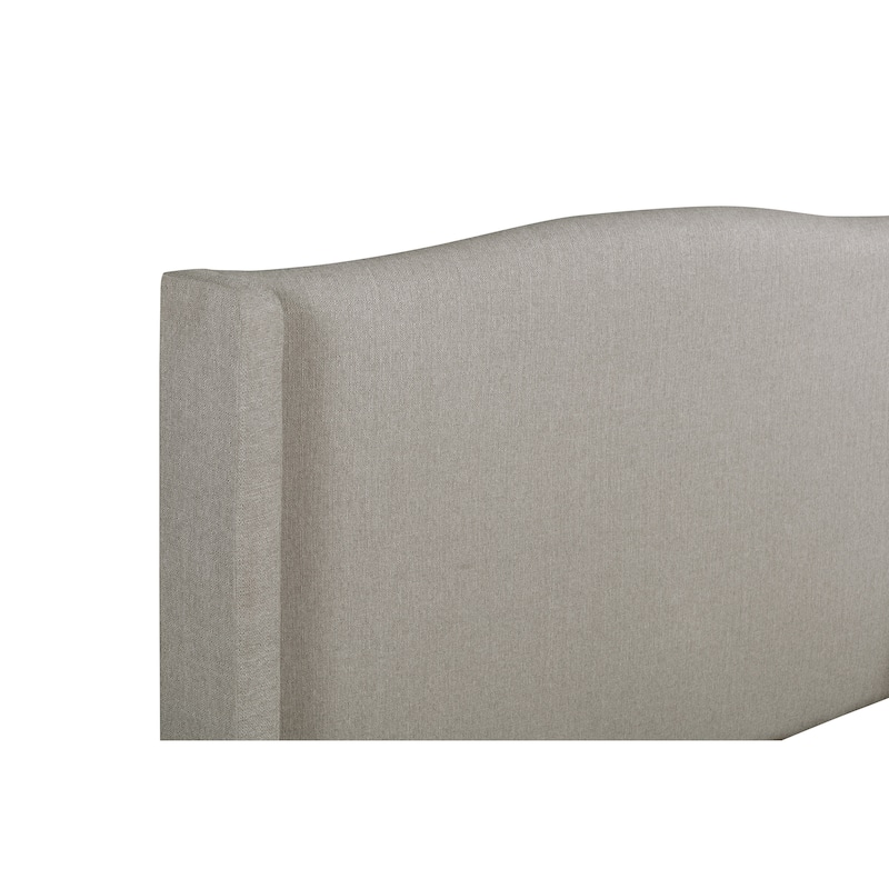 Cicero Upholstered Bed in Rustic Latte
