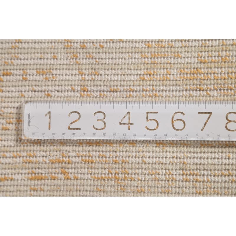 Stripe / Abstract Modern Accent Rug Handmade Wool Carpet - 2'8"x 4'10"