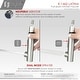 preview thumbnail 33 of 55, STYLISH Kitchen Sink Faucet Single Handle Pull Down Dual Mode in Stainless Steel