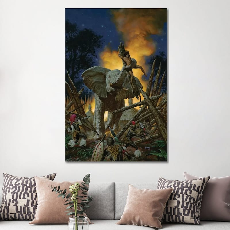 iCanvas "Son Of Tarzan" by Joe Jusko Canvas Print