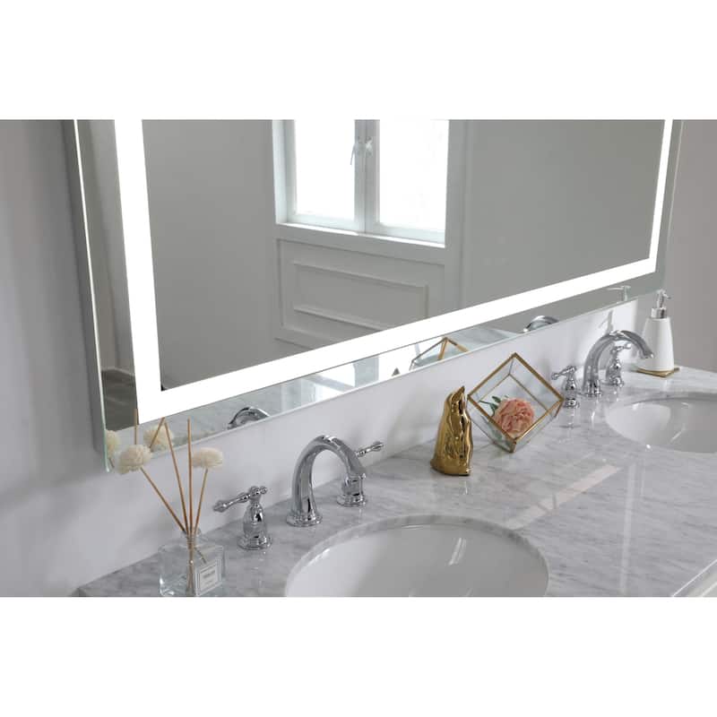 Elegant Lighting Nova 36" x 60" Rectangular Flat Aluminum Framed