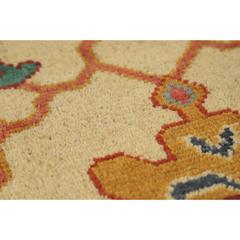 Heriz Serapi Indian Area Rug Handmade Wool Carpet - 9'1" x 12'1"