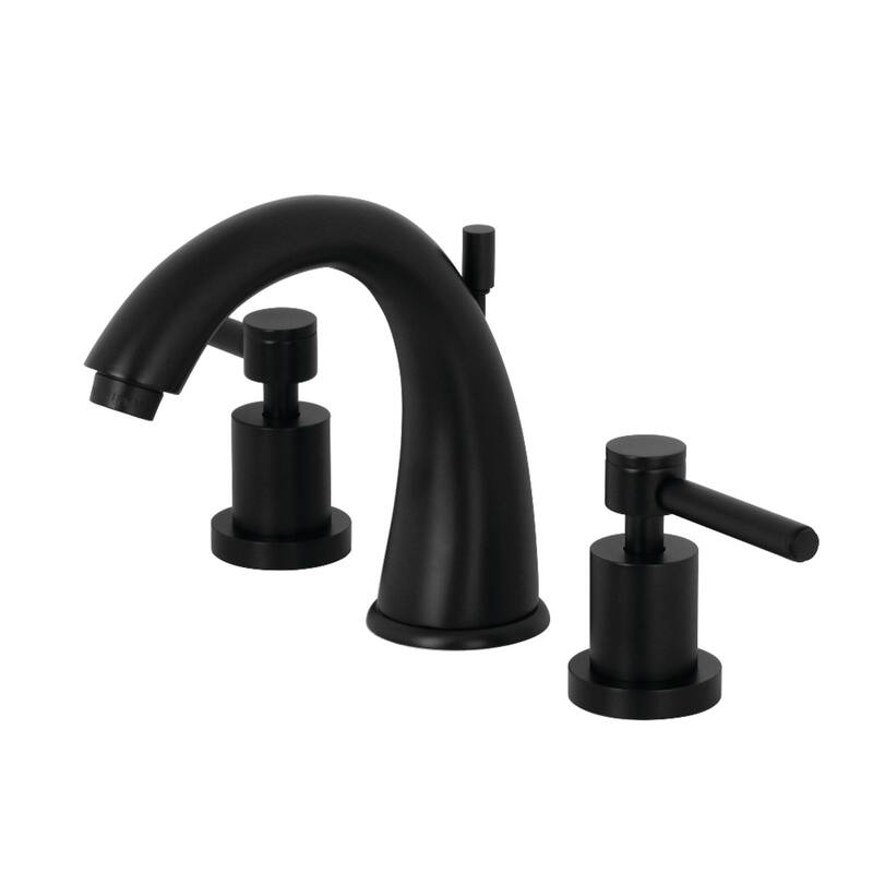 Concord 8 in. Widespread Bathroom Faucet - Matte Black