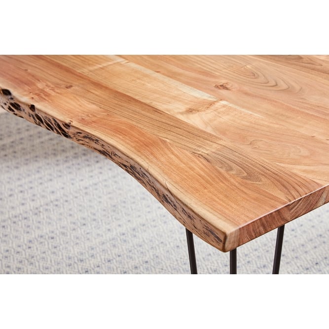 Sherman 71-inch Live Edge Dining Table Natural Acacia