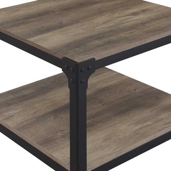 Walker Edison Witten Angle Iron Side Tables (Set of 2) - Bed Bath