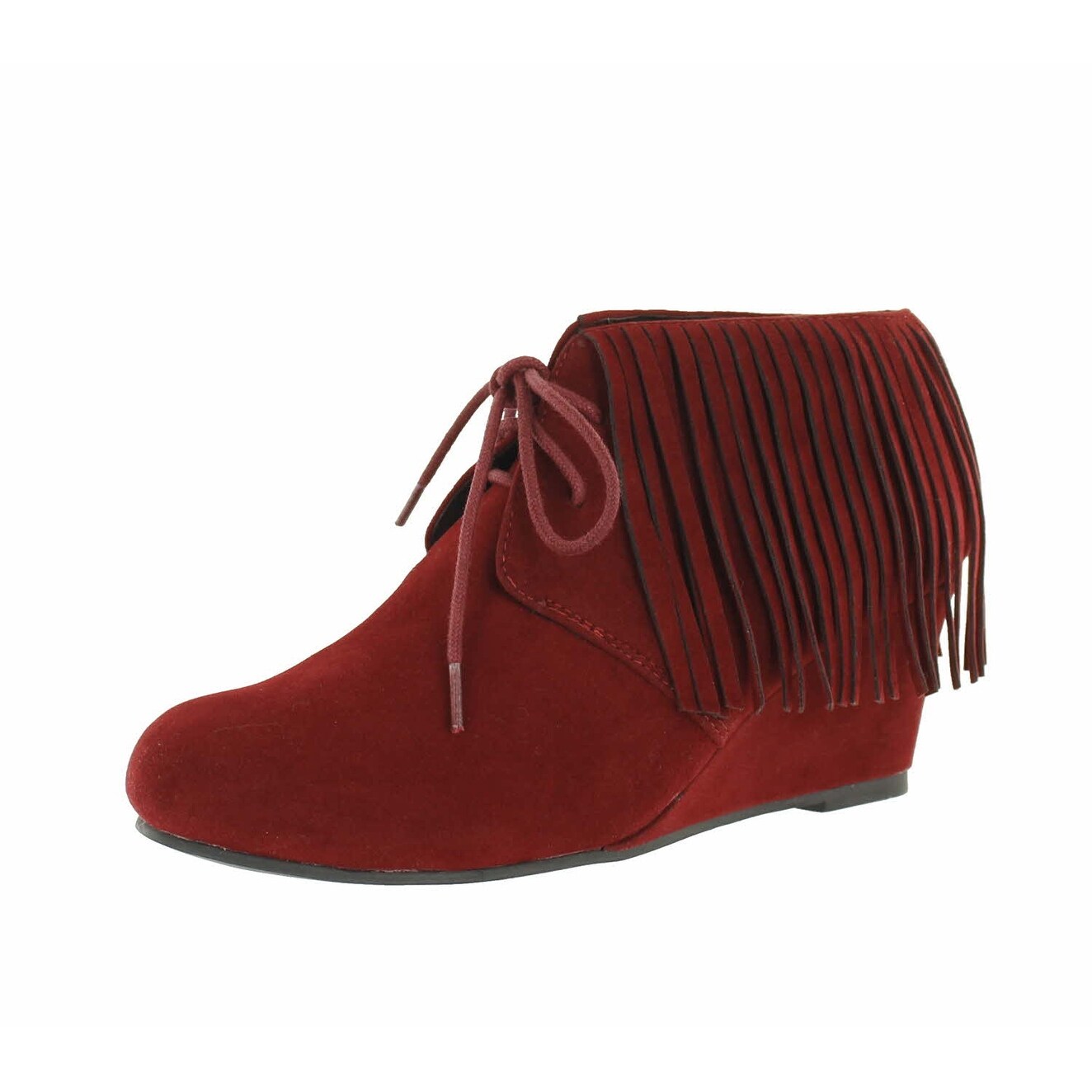 2 inch wedge booties