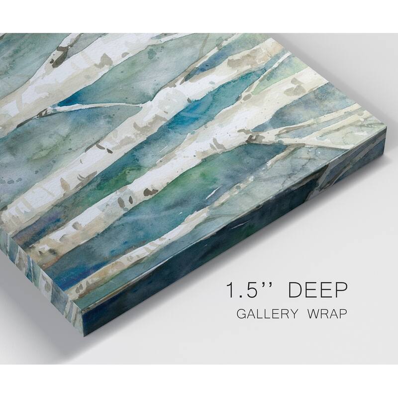 Birch River Walk- Premium Gallery Wrapped Canvas - Ready to Hang