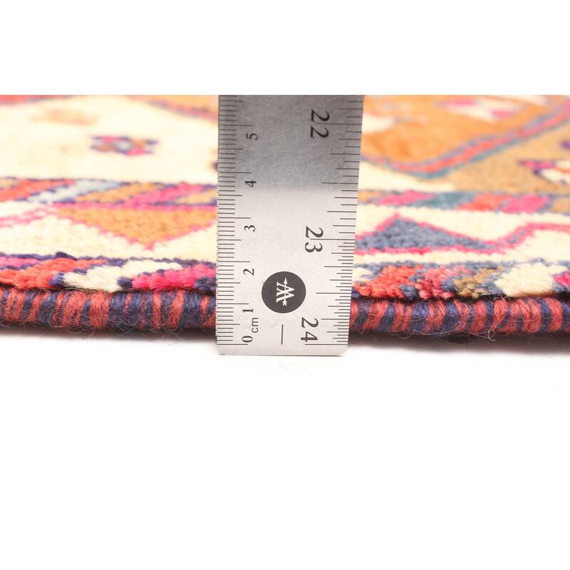 ECARPETGALLERY Hand-knotted Melis Vintage Brown Wool Rug - 2'0 x 8'6