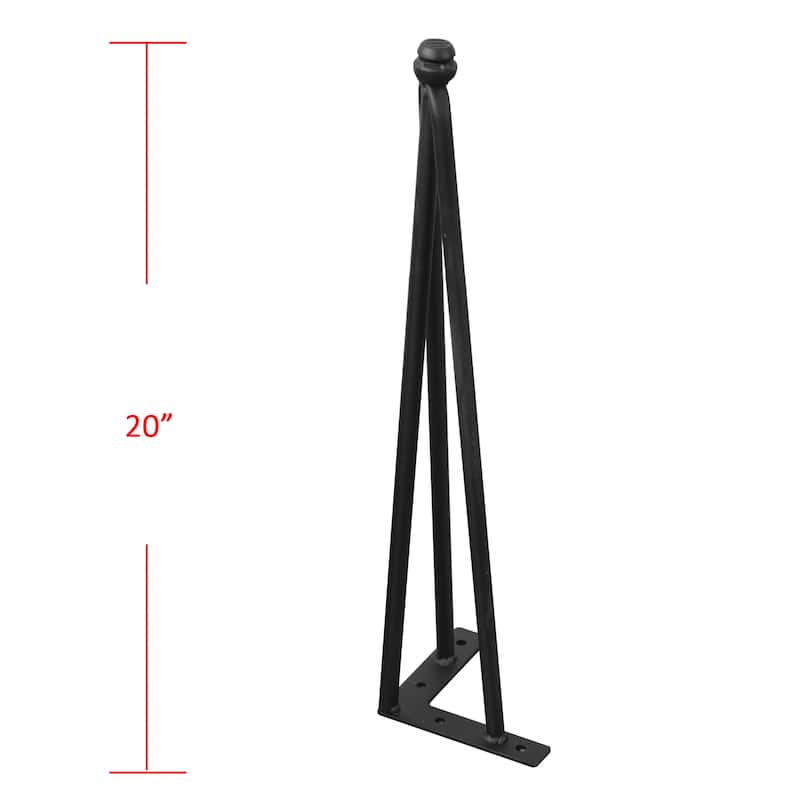 4 Piece Hairpin Metal Table Legs Furniture Legs